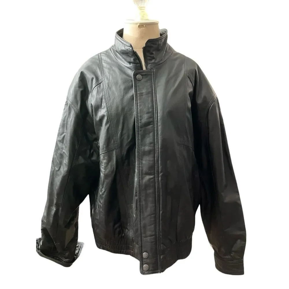 Expressions Worldwide Men’s Leather Jacket / SZ: XL (42-44)